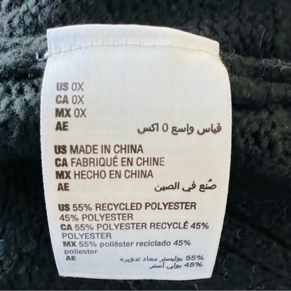 And Now This Black Soft Knit Mock Neck Cuffed Sleeve Sweater 0X - Picture 6 of 7